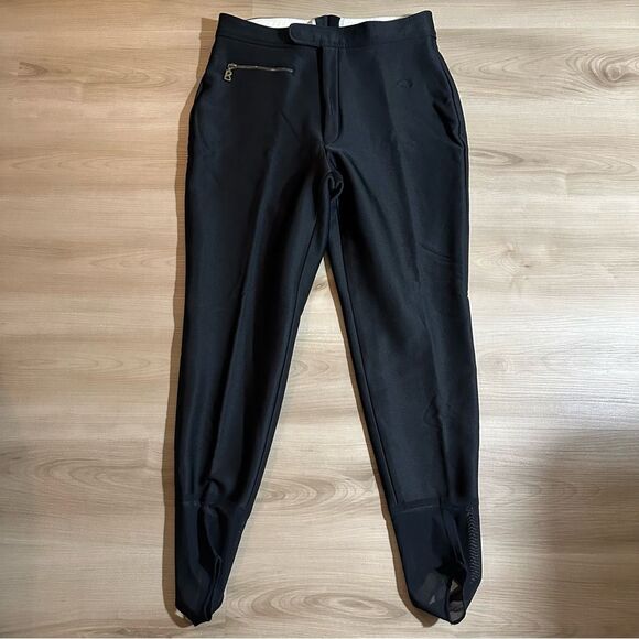 BOGNER‎ Pants Womens Size 16  Black Ski Stirrup Pants Vintage - Picture 1 of 10